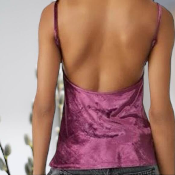 Free People All Night Velvet Tunic Fig Jam Purple Size XS MSRP $68 NWT - Picture 4 of 7